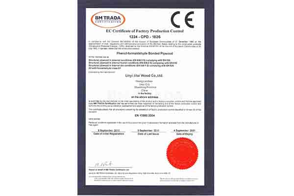 CE Certificate 